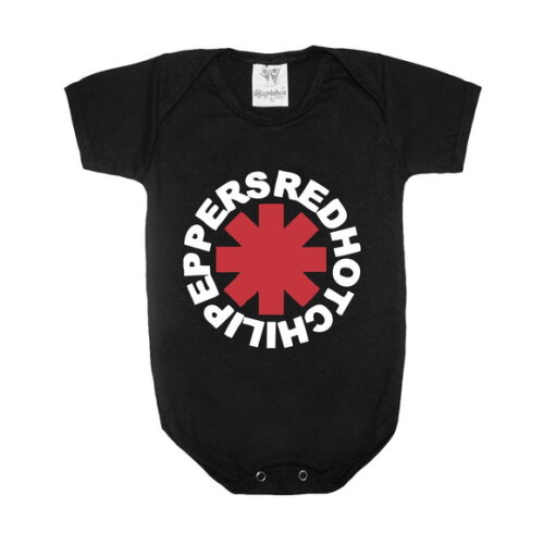 Body bebe infantil Preto da banda Red Hot Chili Peppers Rock