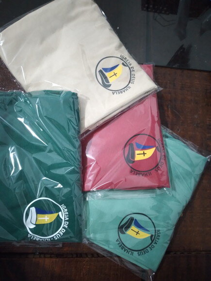 Camiseta Colorida Algodão Personalizada