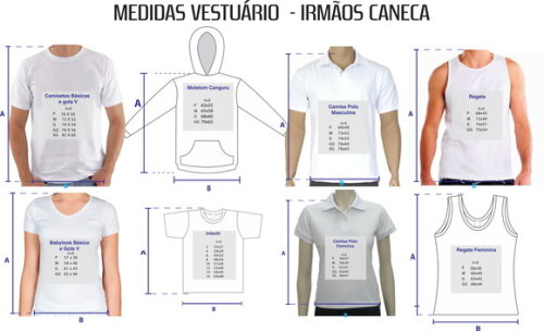 Camiseta Tamanhos Especiais Personalizada Exg