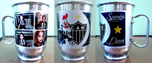 Caneca Personalizada Aluminio 600 ml