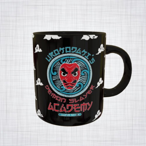 Caneca Porcela Sakonji Urokoda Demon Slayer Kimetsu no Yaiba