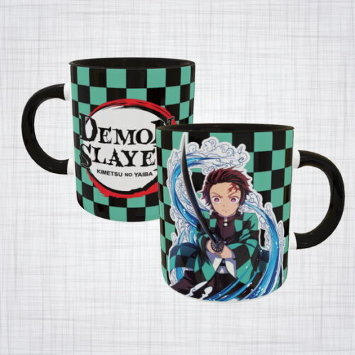 Caneca Porcelan Tanjiro Kamado Demon Slayer Kimetsu no Yaiba