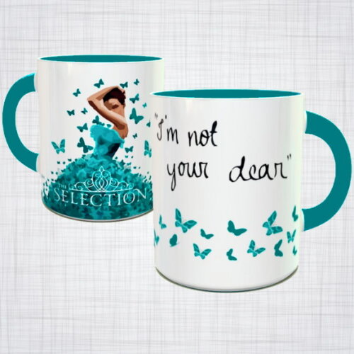 Caneca Porcelana a seleção the selection livro