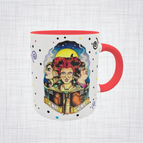 Caneca Porcelana Abracadabra Hocus Pocus Disney