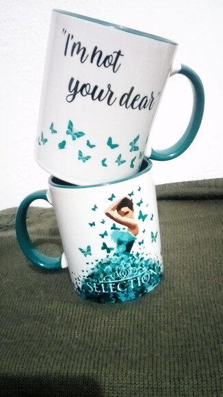 Caneca Porcelana a seleção the selection livro