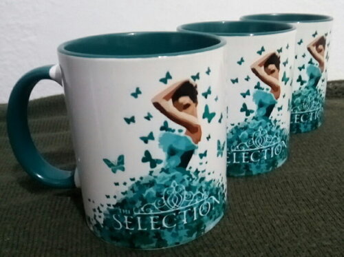 Caneca Porcelana Alça e interior Coloridos Personalizada