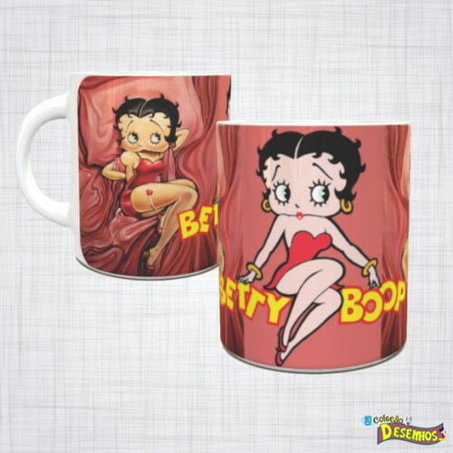 Caneca Porcelana Betty Boop