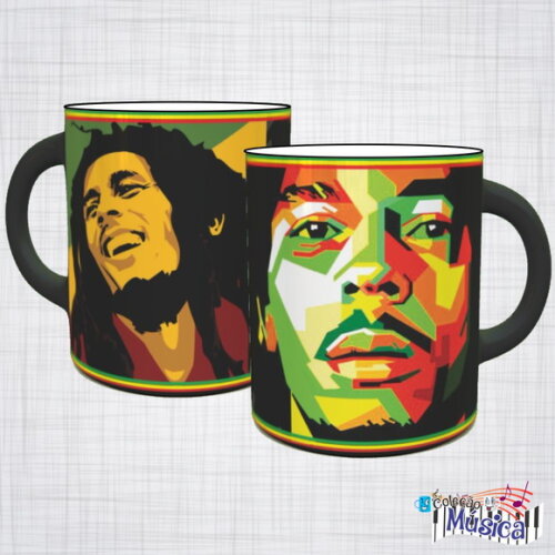 Caneca Porcelana Bob Marley Reggae