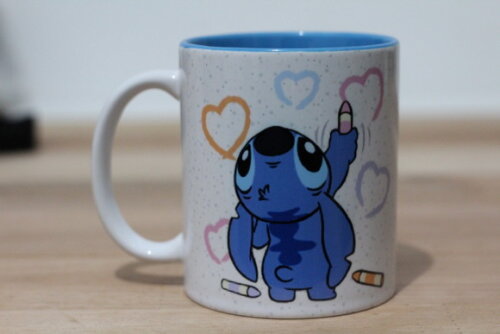 Caneca Porcelana branca interior Colorido Personalizada