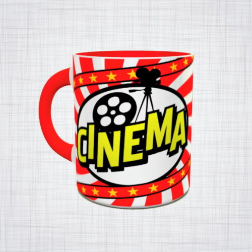 Caneca Porcelana Cinema