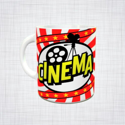 Caneca Porcelana Cinema