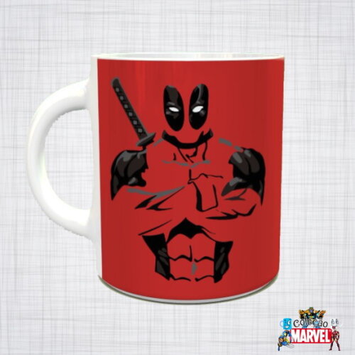 Caneca Porcelana Deadpool Marvel