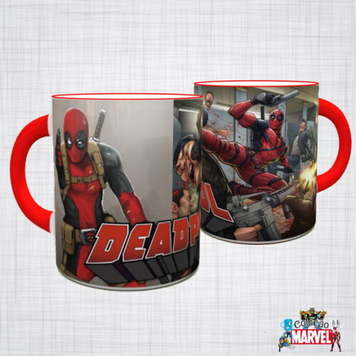 Caneca Porcelana Deadpool Marvel