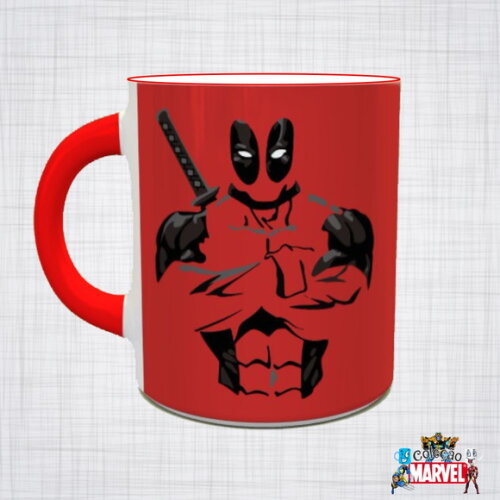 Caneca Porcelana Deadpool Marvel