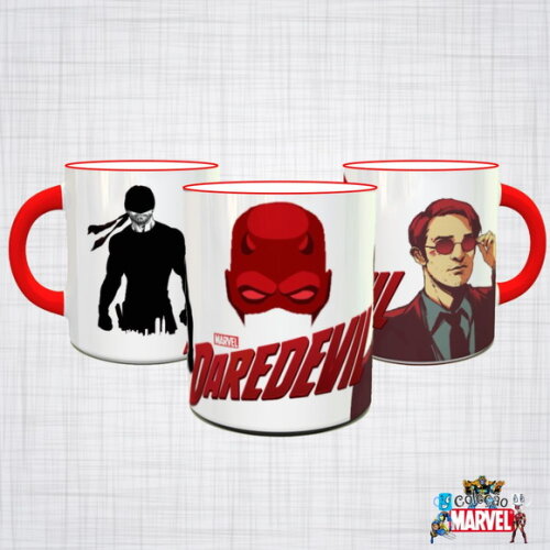 Caneca Porcelana Demolidor Daredevil Marvel Netflix