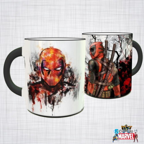 Caneca Porcelana Deadpool Marvel