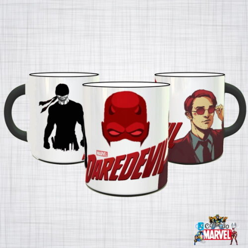 Caneca Porcelana Demolidor Daredevil Marvel Netflix