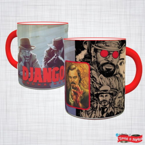 Caneca Porcelana filme Django Livre