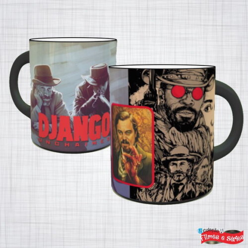 Caneca Porcelana filme Django Livre