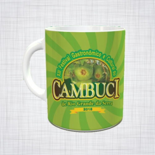caneca porcelana festival do cambuci