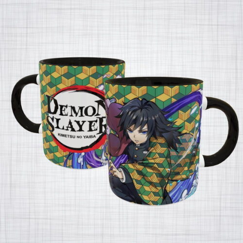 Caneca Porcelana Giyu Tomioka Demon Slayer Kimetsu no Yaiba