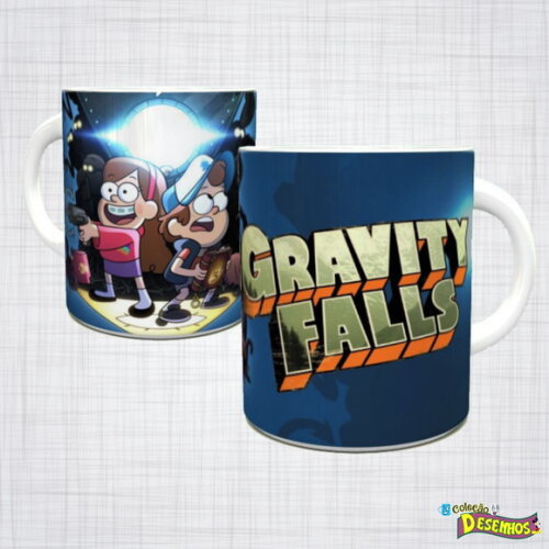 Caneca Porcelana Gravity Falls