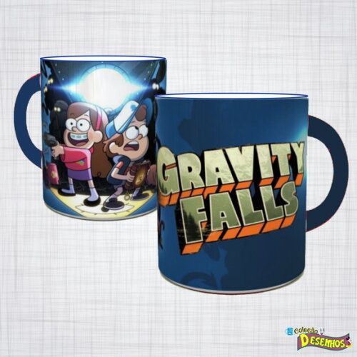 Caneca Porcelana Gravity Falls