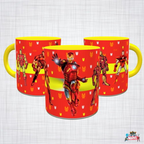 Caneca Porcelana Homem De Ferro Marvel