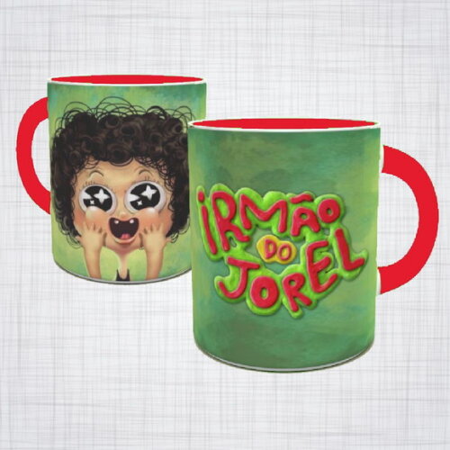 Caneca Porcelana irmão do jorel diversas cores