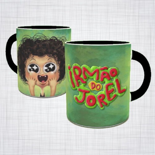Caneca Porcelana irmão do jorel diversas cores