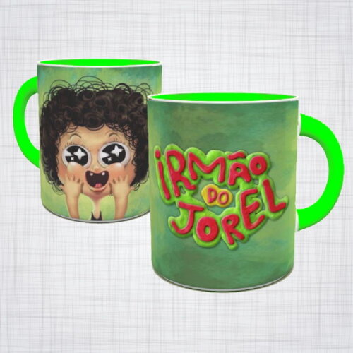 Caneca Porcelana irmão do jorel diversas cores