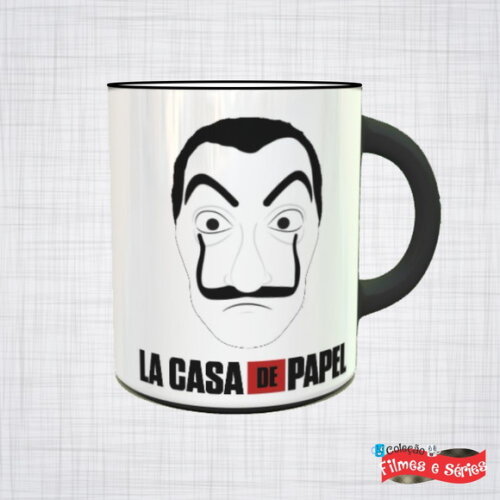 Caneca Porcelana la casa de papel