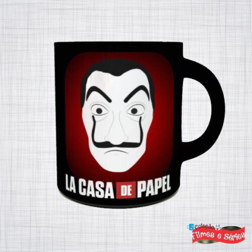 Caneca Porcelana la casa de papel
