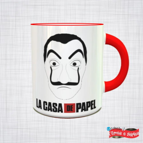 Caneca Porcelana la casa de papel
