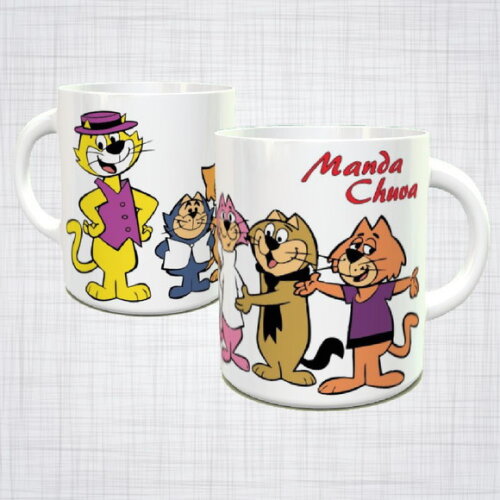 Caneca Porcelana Manda Chuva Hanna Barbera