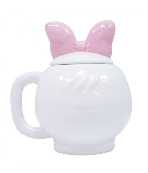 caneca porcelana Margarida disney 3D com tampa 470 ml