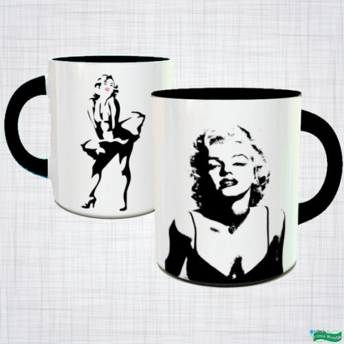 Caneca Porcelana Marilyn Monroe