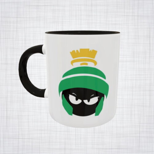 Caneca Porcelana Marvin, o Marciano Looney Tunes