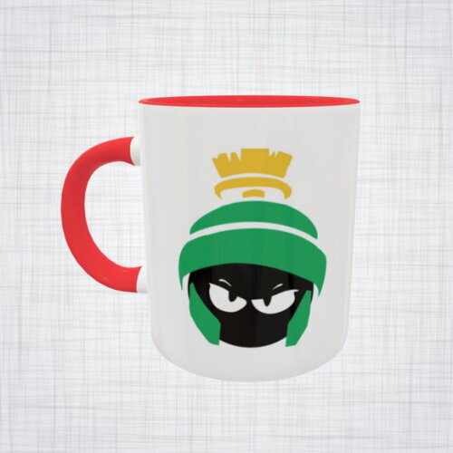 Caneca Porcelana Marvin, o Marciano Looney Tunes
