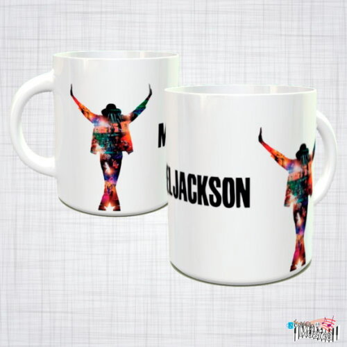 Caneca Porcelana Michael Jackson