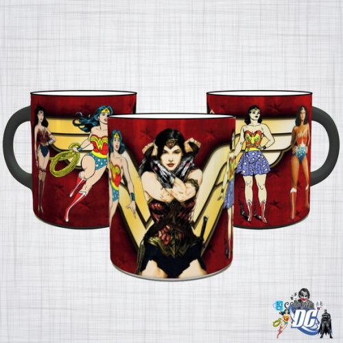 Caneca Porcelana Mulher Maravilha