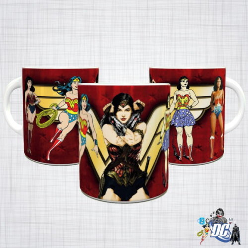 Caneca Porcelana Mulher Maravilha