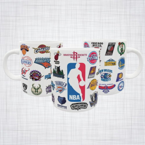 Caneca Porcelana NBA National Basketball Association