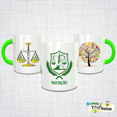 Caneca Porcelana nutrição