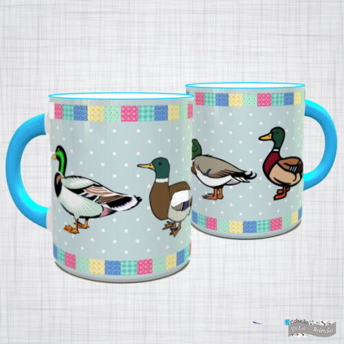 Caneca Porcelana pato