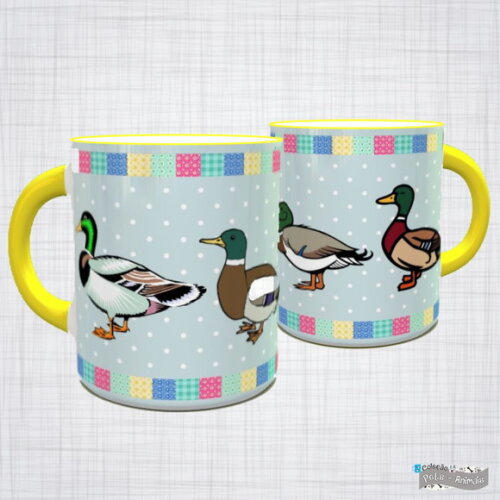 Caneca Porcelana pato