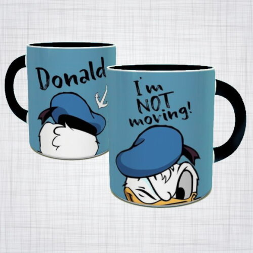 Caneca Porcelana Pato Donald disney