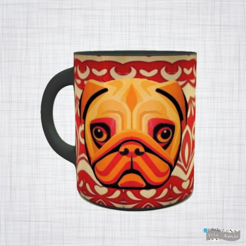 Caneca Porcelana pet PUG