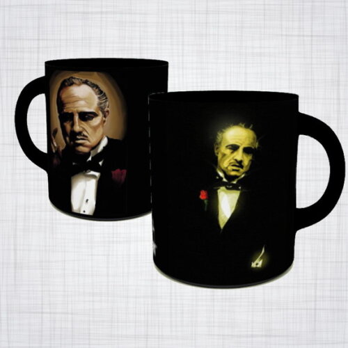 Caneca Porcelana poderoso chefão don corleone marlon brando
