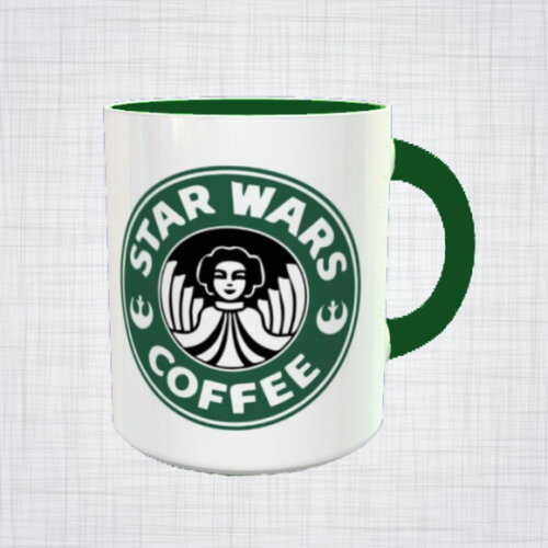 Caneca Porcelana Princesa Leia Star Wars Starbucks